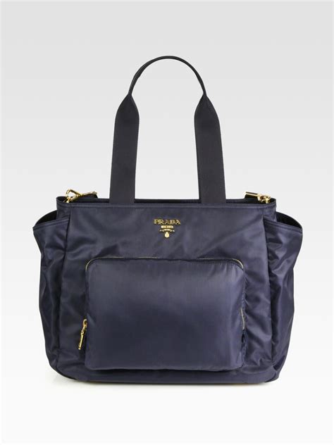 prada baby blue bag|Prada blue nylon bag.